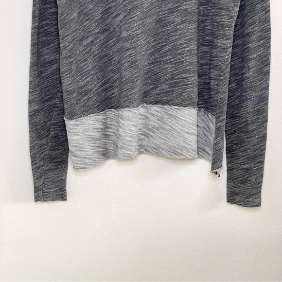 Free People Beach Cocoon Cowl Long Sleeve Slouchy Pullover Top Grey One Body - Picture 10 of 15